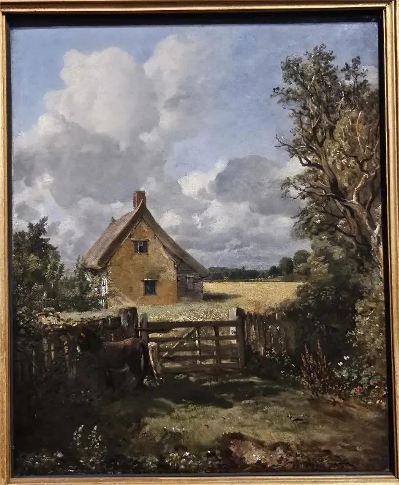 Le chalet dans un champ de maïs - John Constable image 1 tableau peint à l’huile sur toile