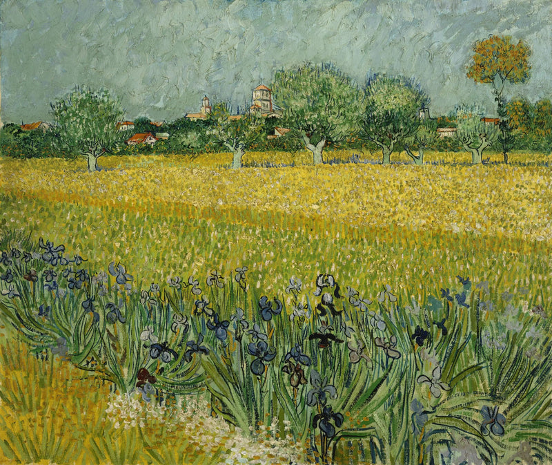 Le Champ de blé aux iris - Vincent van Gogh