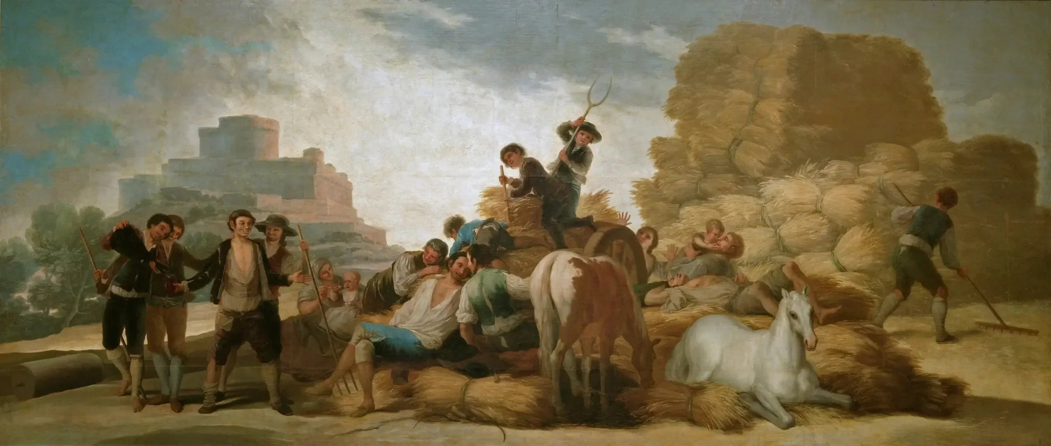 Le Champ - Francisco de Goya image 1 reproduction d’œuvre d’art à l’huile