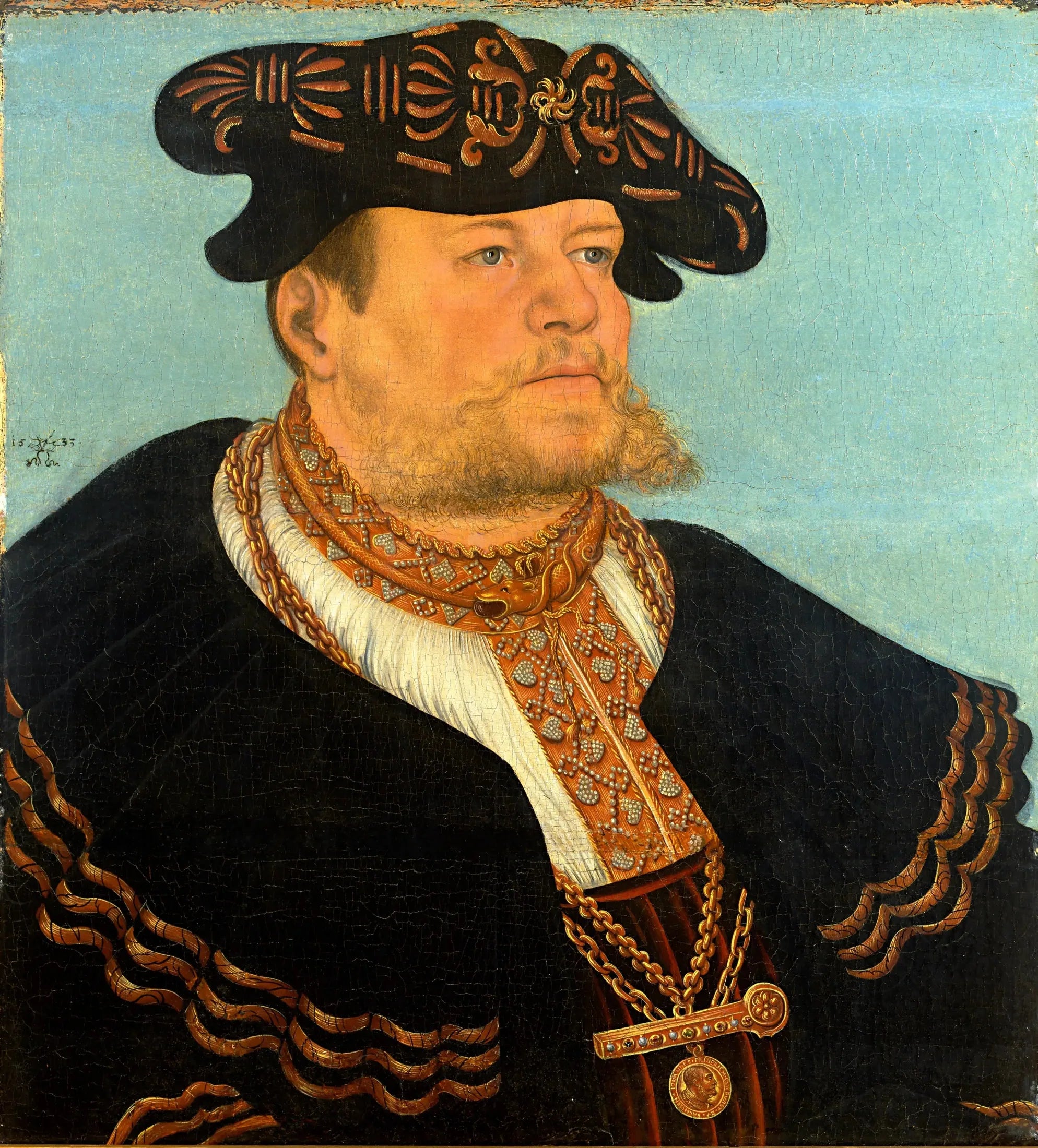 Le chancelier Gregor Brück - Lucas Cranach the Elder image 1 reproduction de peinture à l’huile