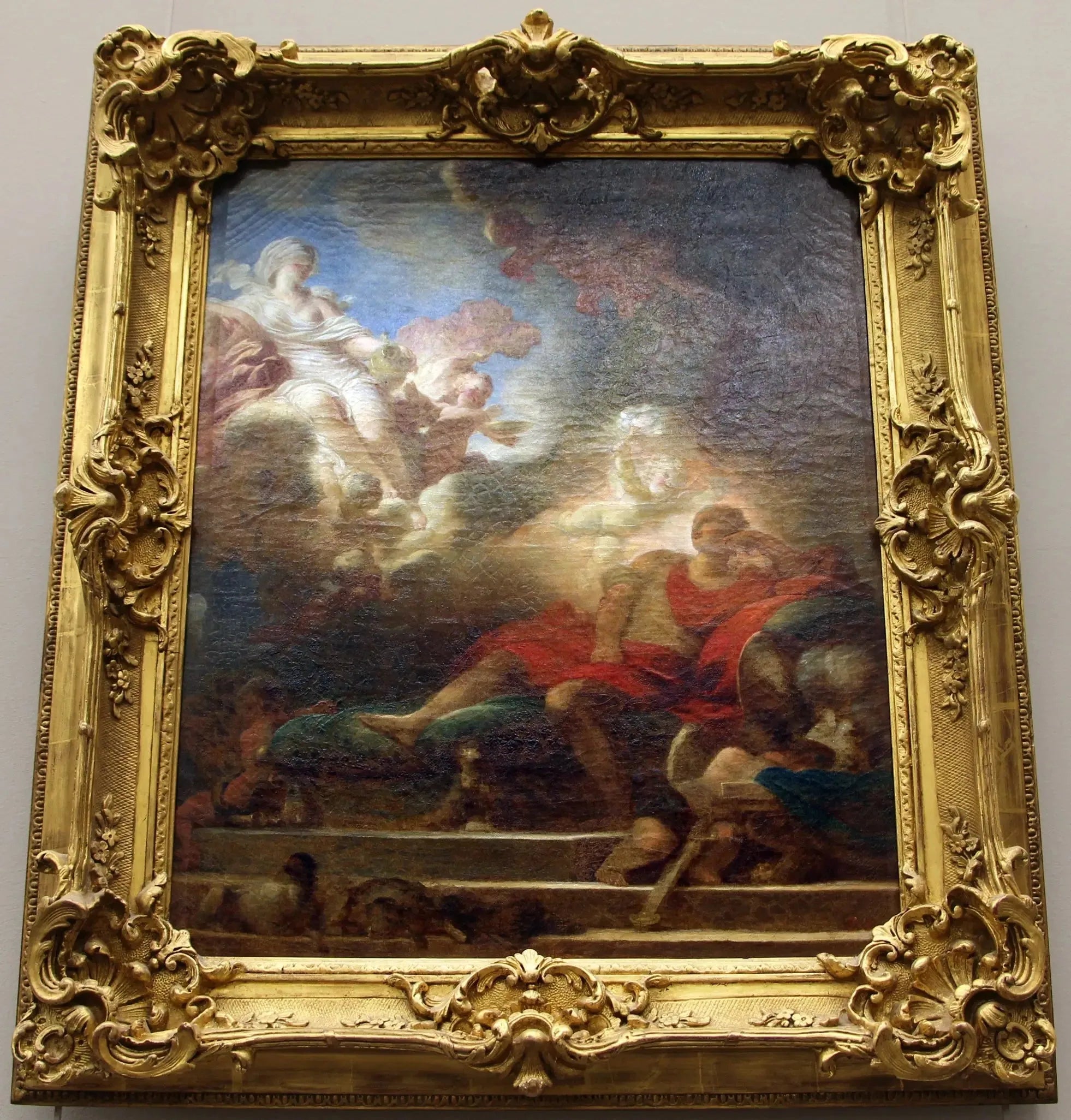 Le Chant d'amour du guerrier - Jean-Honoré Fragonard image 1 reproduction réalisée par Alpha Reproduction