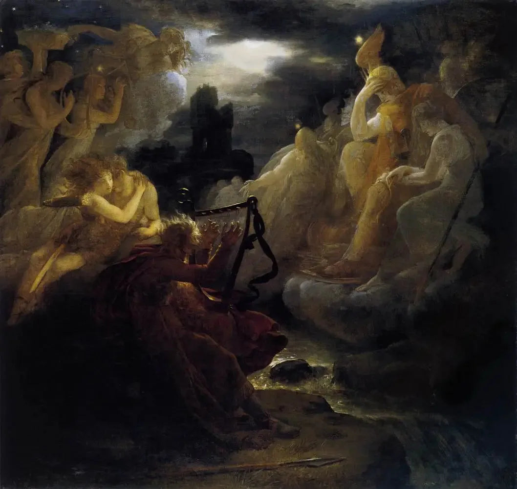 Le chant d'Ossian - François Gérard image 2 reproduction d’œuvre d’art à l’huile