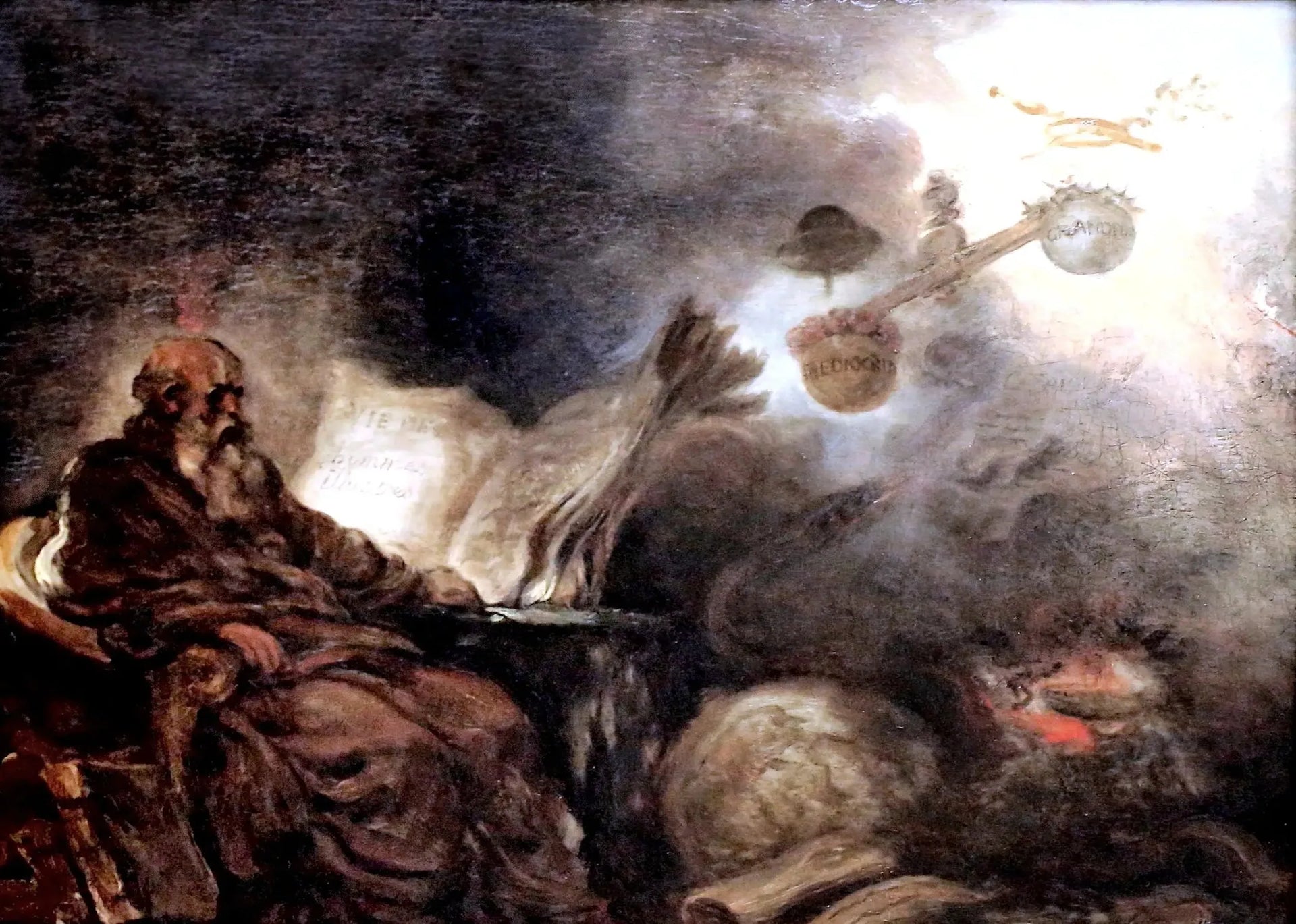 Le chant de Plutarque - Jean-Honoré Fragonard image 2 copie peinte à la main à l’huile