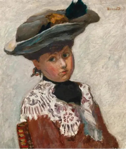 LE CHAPEAU - Pierre Bonnard image 1 reproduction de peinture à l’huile