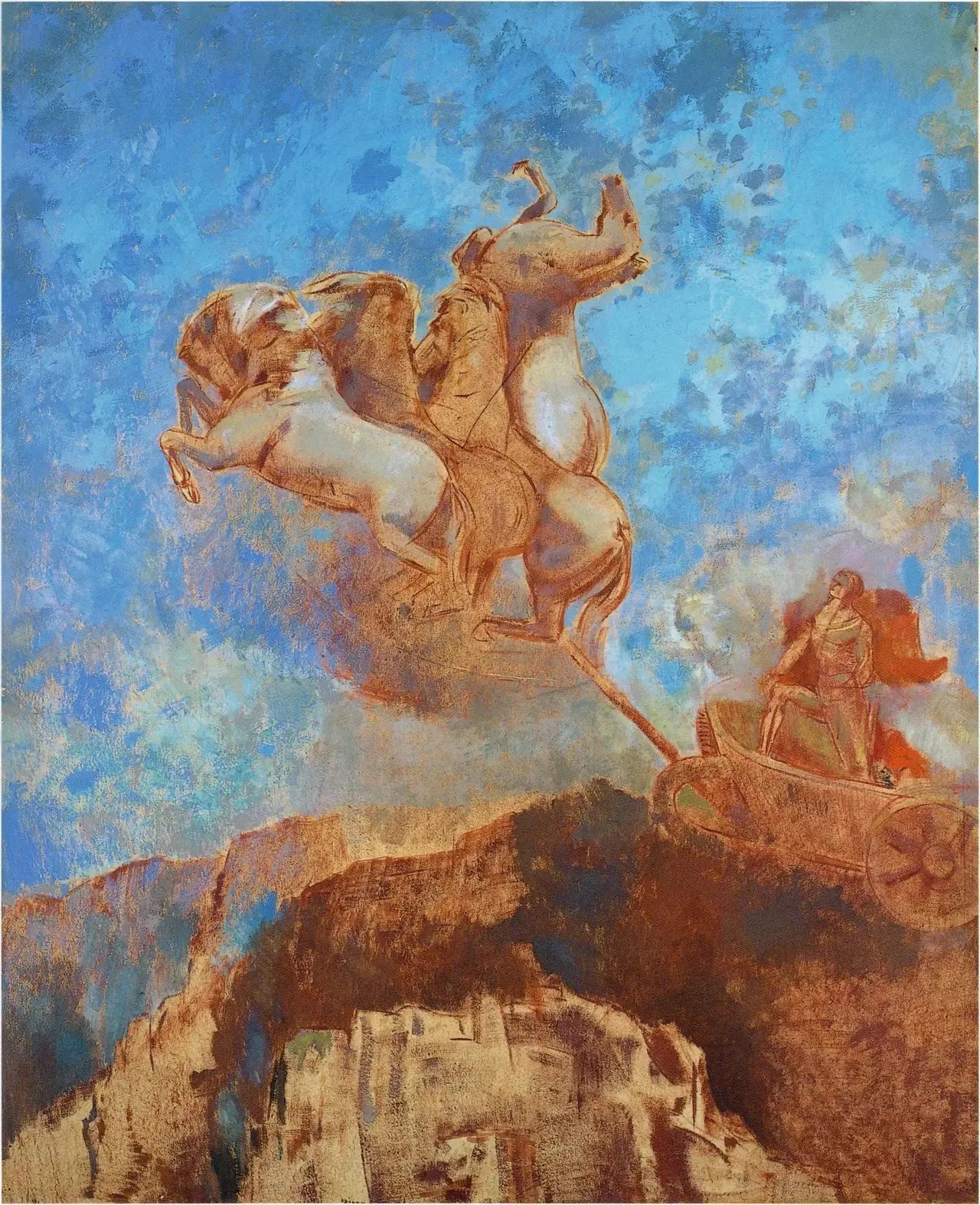 Le Char d'Apollon - Odilon Redon image 1 reproduction d’œuvre d’art à l’huile