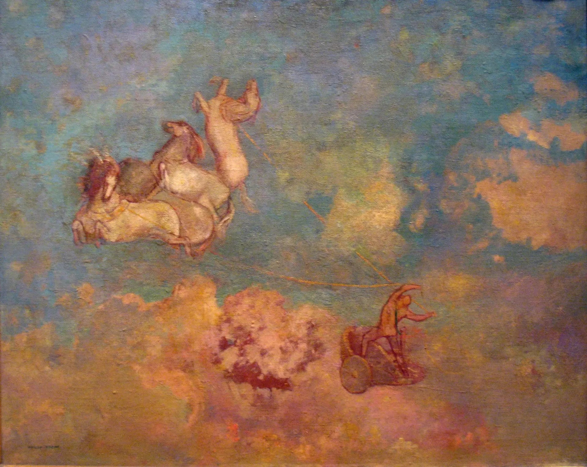 Le Chariot d'Apollon - Odilon Redon image 1 copie de tableau peinte à la main