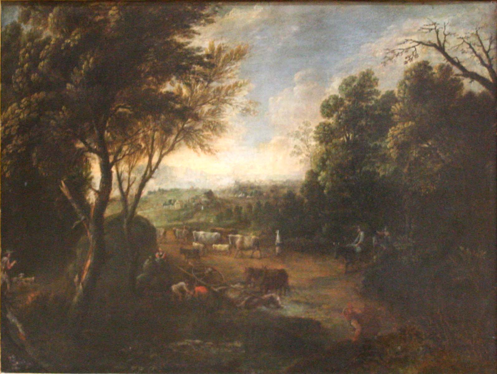 Le chariot renversé - Jan Brueghel l'Ancien image 1 reproduction d’œuvre d’art à l’huile