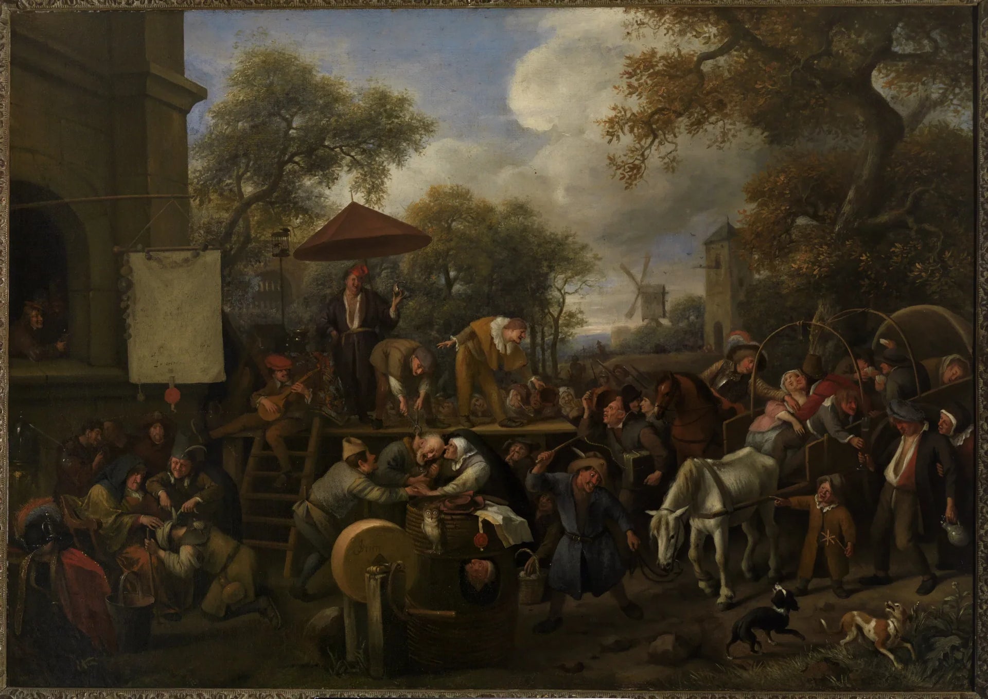Le charlatan - Jan Steen image 1 tableau peint à l’huile sur toile