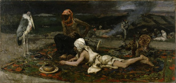 Le Charmeur de serpent - Mariano Fortuny Marsal image 1 copie de tableau peinte à la main
