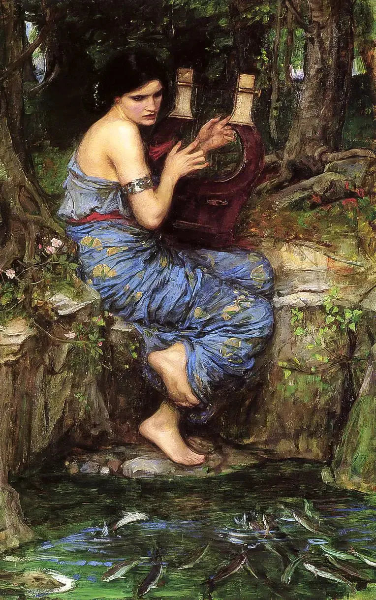 Le Charmeur - John William Waterhouse image 1 reproduction de peinture à l’huile