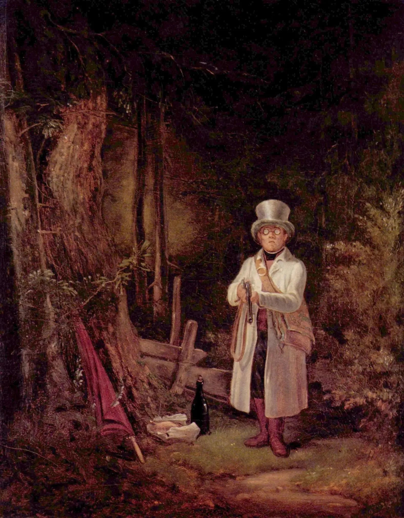 Le chasseur du dimanche - Carl Spitzweg image 1 reproduction réalisée par Alpha Reproduction