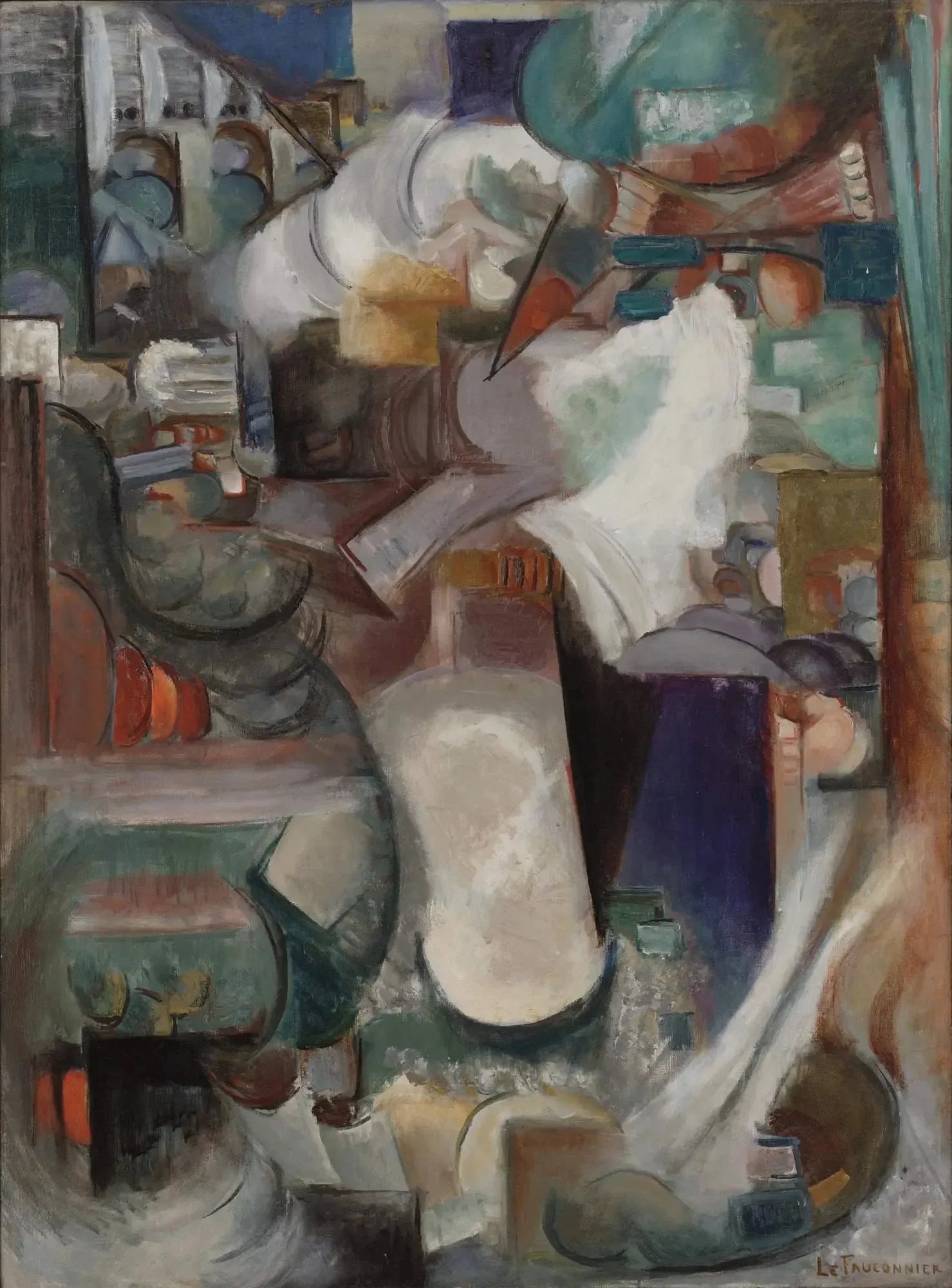 Le Chasseur - Henri Le Fauconnier image 1 copie de tableau peinte à la main
