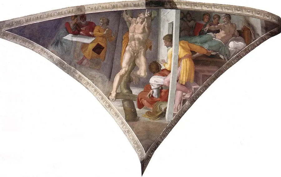 Le Châtiment d'Haman - Michel-Ange