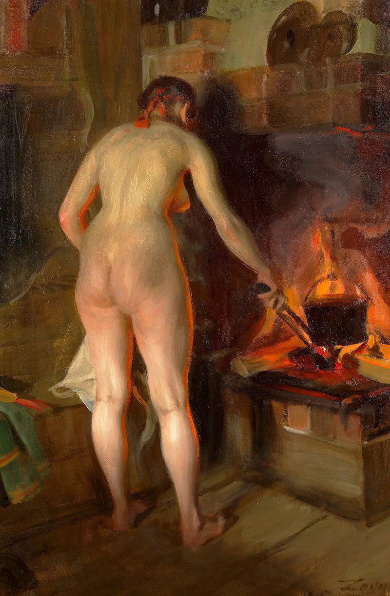 Le Chaudron de pommes de terre - Anders Zorn