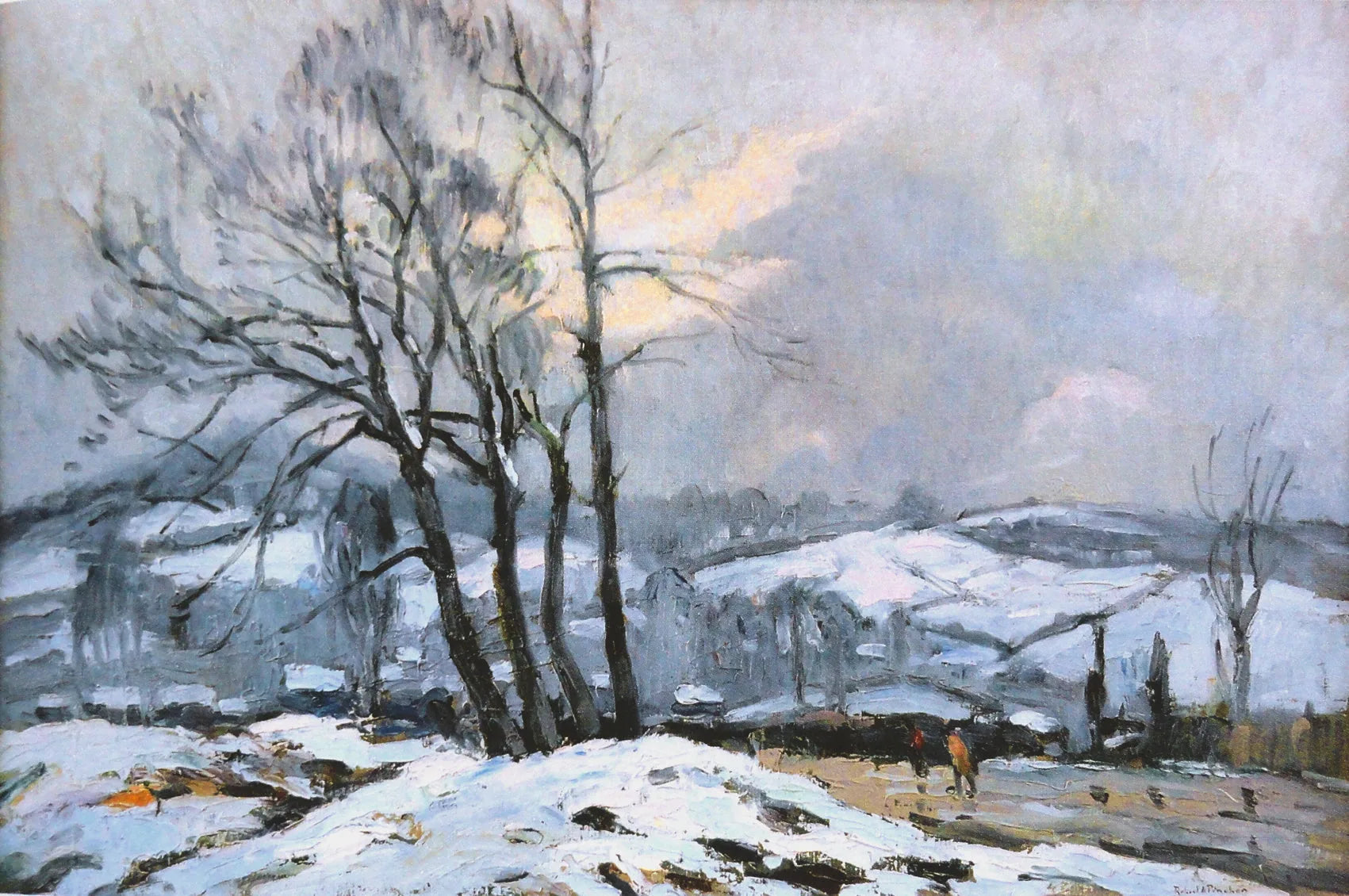 Le Chemin des Bulins - Robert Antoine Pinchon image 1 copie de tableau peinte à la main