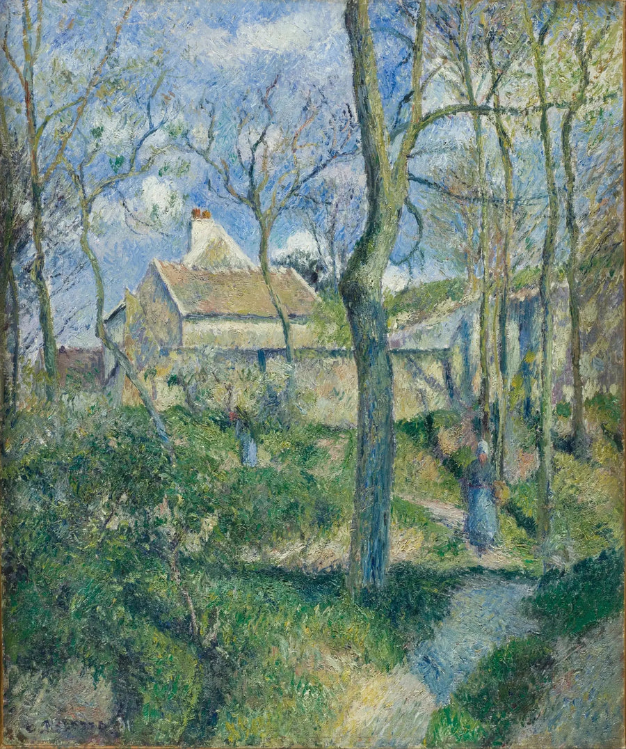 Le chemin des Pouilleux, Pontoise - Camille Pissarro
