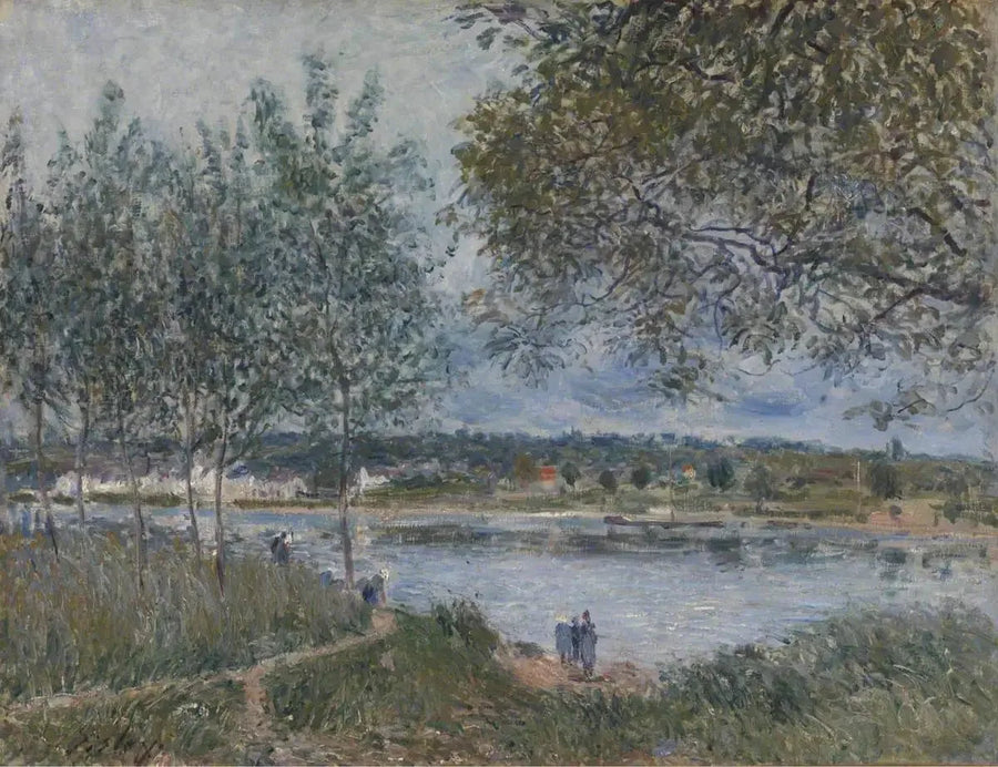 Le Chemin du vieux bac à By - Alfred Sisley