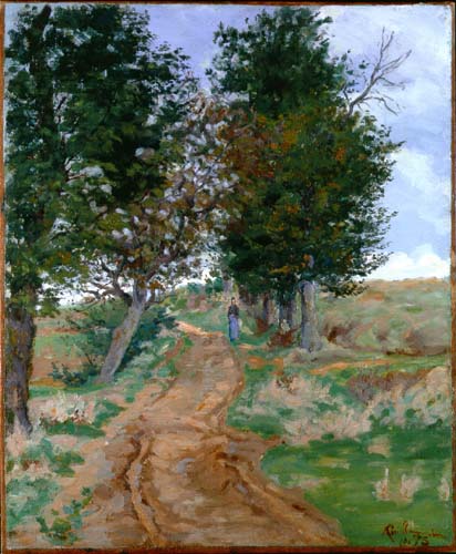 Le chemin sous le bois - Armand Guillaumin image 1 tableau peint à l’huile sur toile