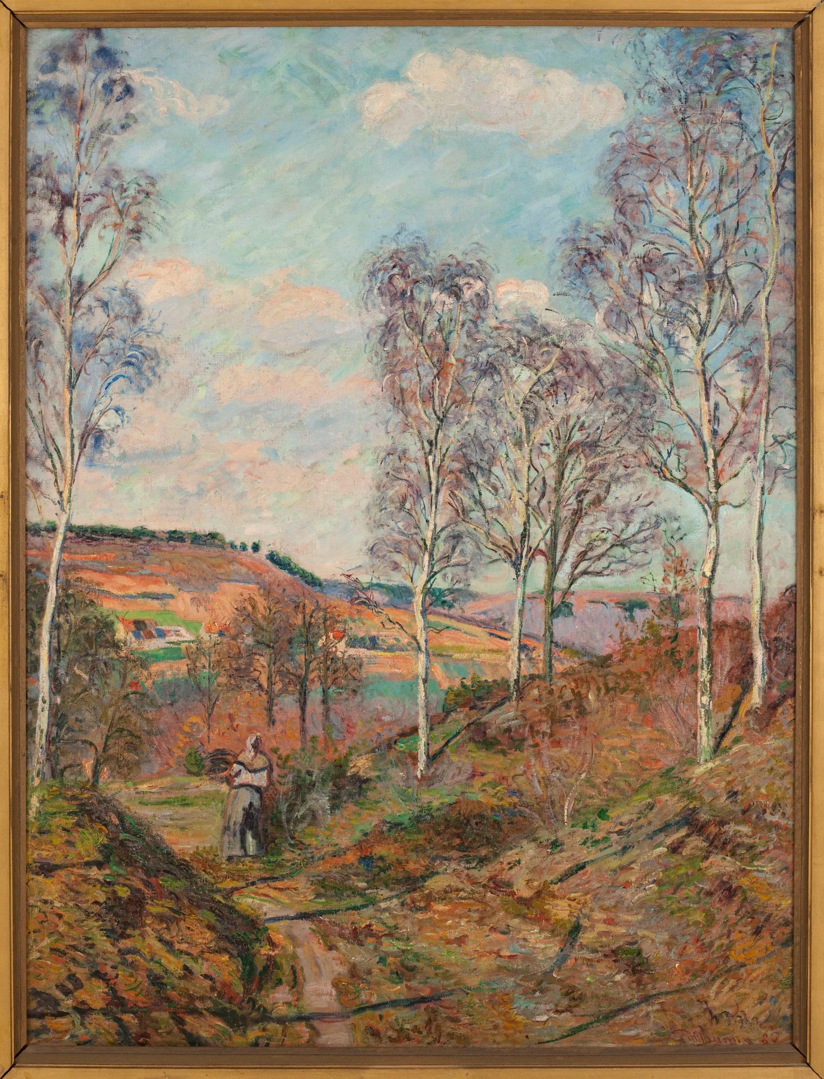 Le chemin vers la vallée - Armand Guillaumin image 1 copie de tableau peinte à la main