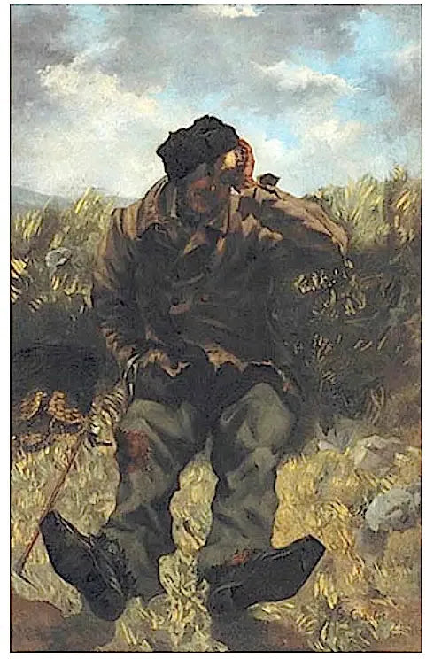 Le Chemineau - Gustave Courbet image 1 copie de tableau peinte à la main