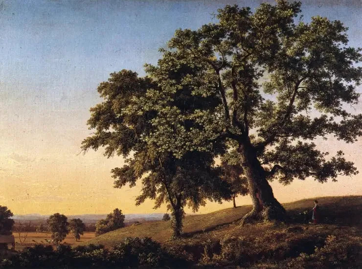 Le Chêne de la Charte - Frederic Edwin Church image 1 reproduction de peinture à l’huile