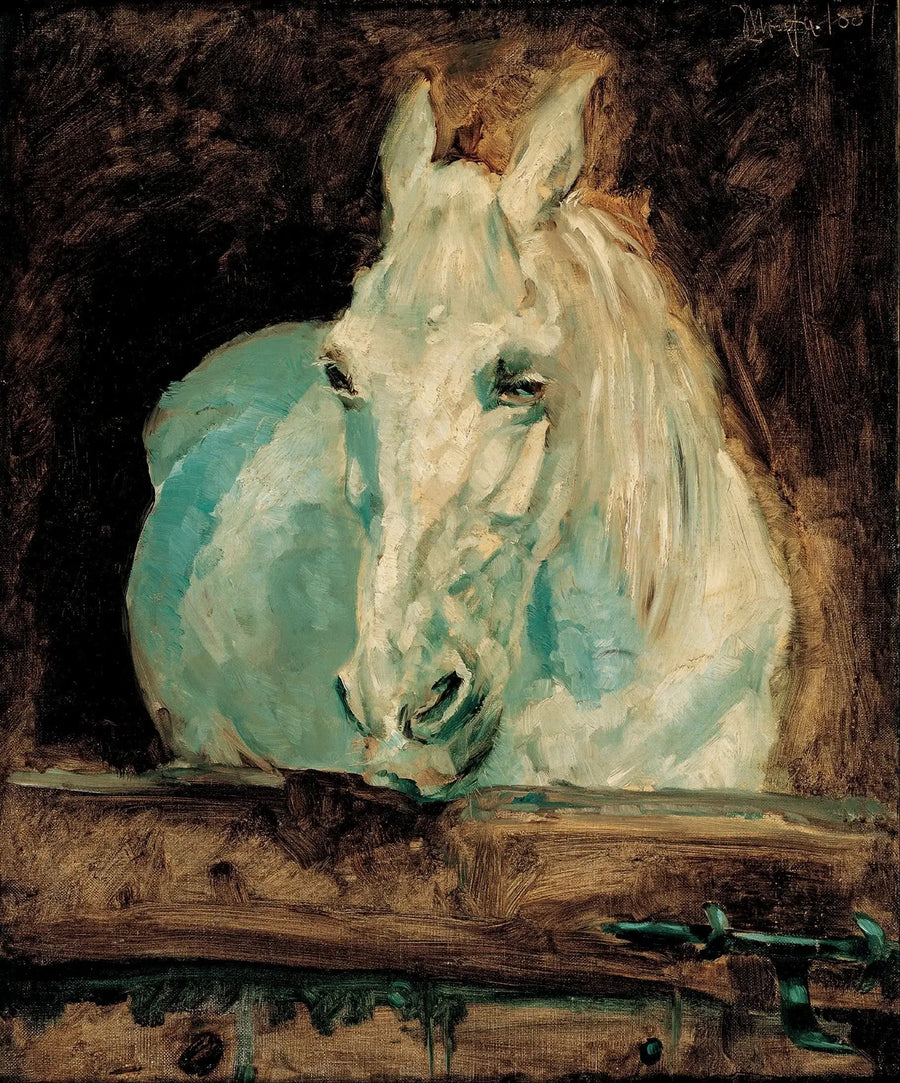 Le Cheval Blanc « Gazelle » - Henri de Toulouse-Lautrec