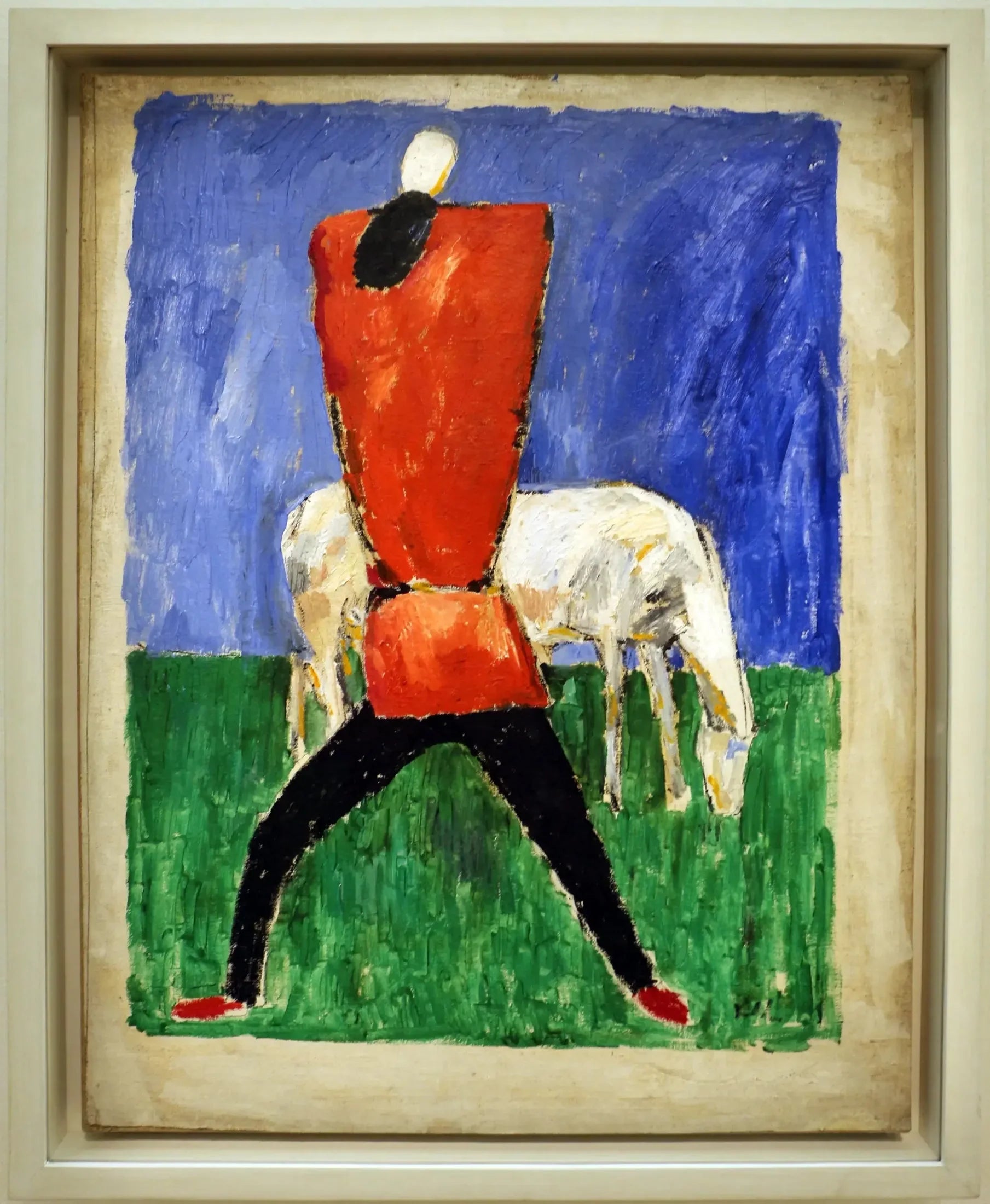 Le Cheval blanc - Kazimir Malevich image 1 tableau peint à l’huile sur toile
