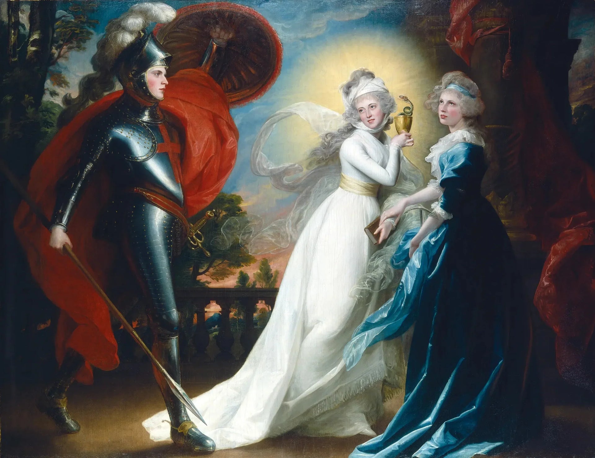 Le Chevalier de la Croix-Rouge - John Singleton Copley image 1 reproduction artisanale de tableau