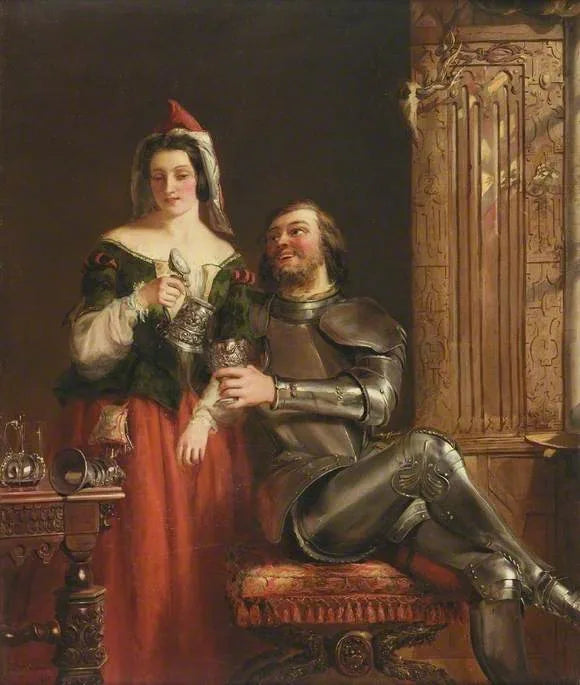 Le Chevalier et la Demoiselle - William Powell Frith image 1 copie peinte à la main à l’huile