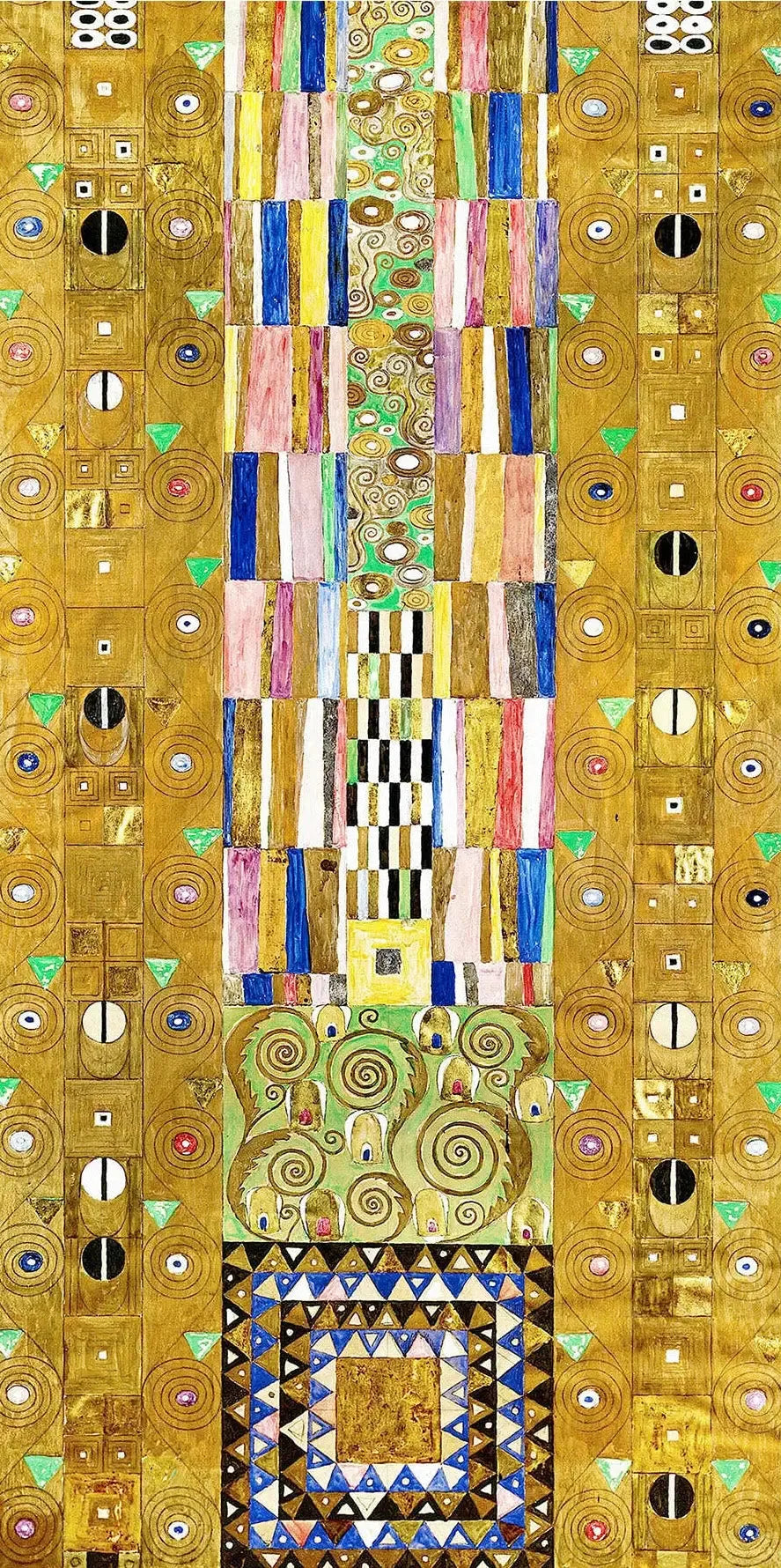 Le chevalier - Gustav Klimt image 1 copie de tableau peinte à la main