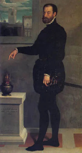 Le Chevalier Pietro Secco Suardo - Giovanni Battista Moroni image 1 reproduction de peinture à l’huile