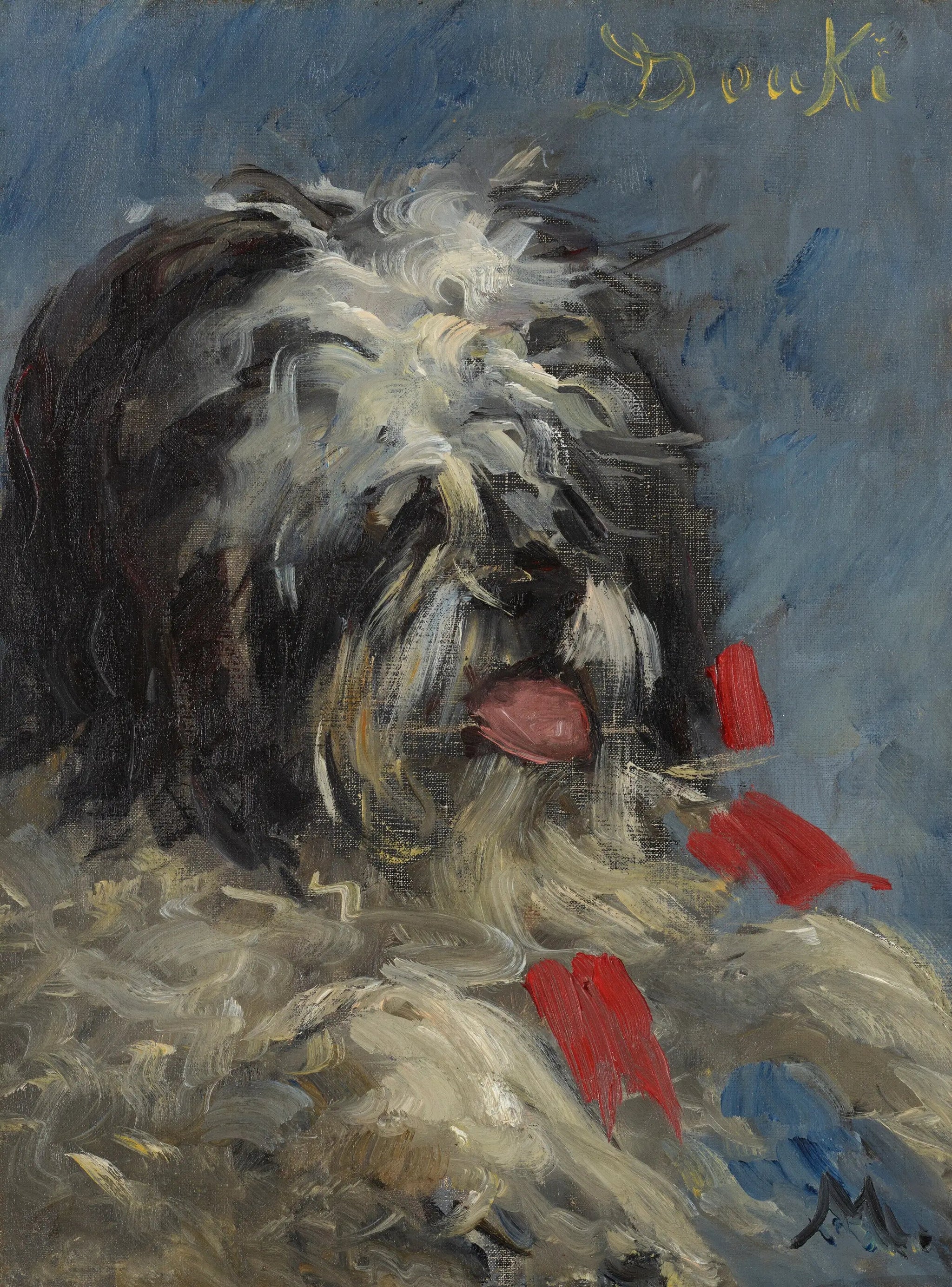 Le chien 'Donki' - Édouard Manet image 1 reproduction artisanale de tableau
