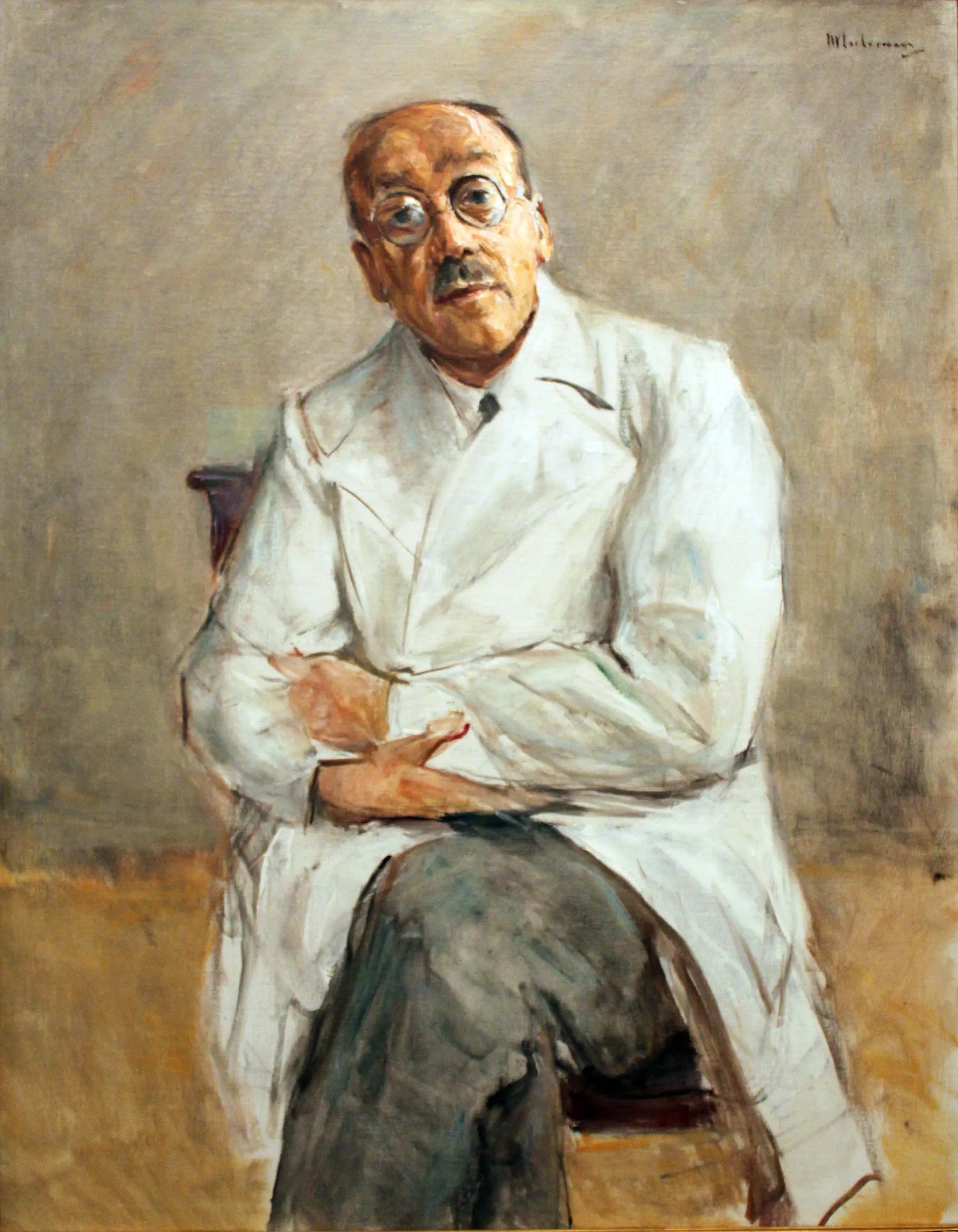 Le chirurgien Ferdinand Sauerbruch - Max Liebermann image 1 reproduction de peinture à l’huile