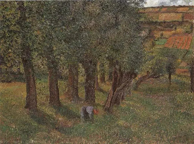 Le Chou à Pontoise - Camille Pissarro image 1 tableau peint à l’huile sur toile