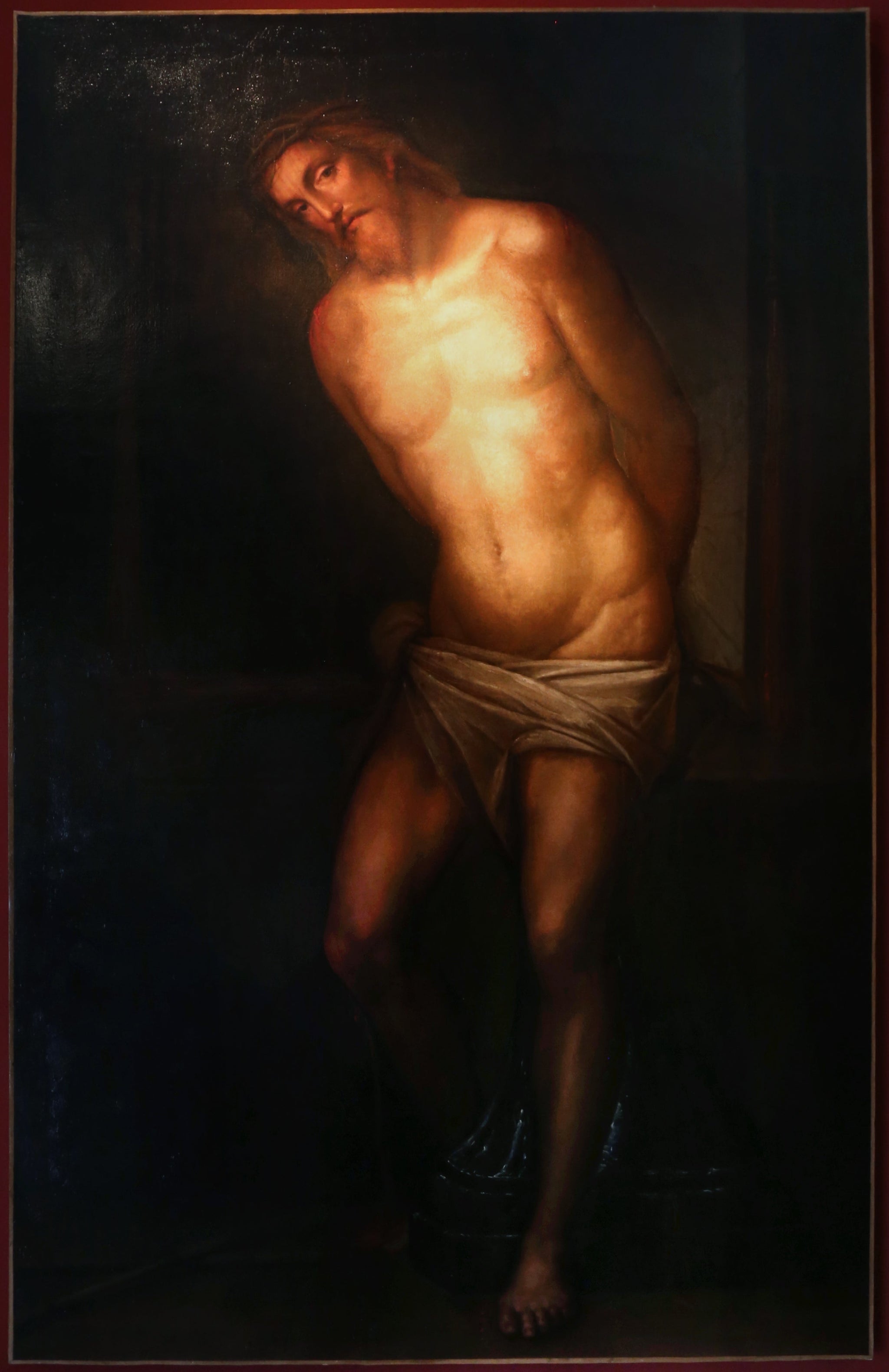 Le Christ à la colonne - Lavinia Fontana image 1 reproduction artisanale de tableau