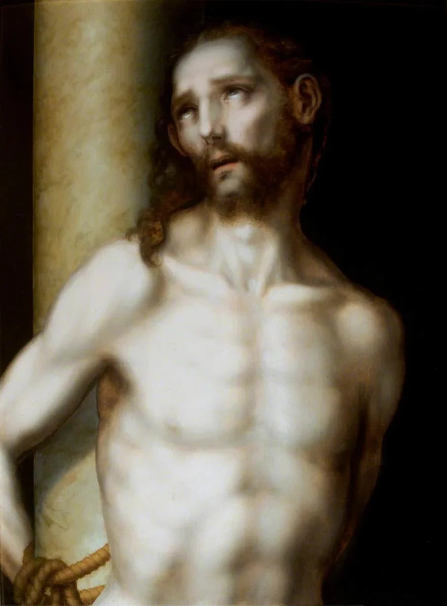 Le Christ à la colonne - Luis de Morales image 1 reproduction de peinture à l’huile