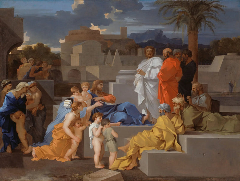 Le Christ accueillant les enfants - Sébastien Bourdon