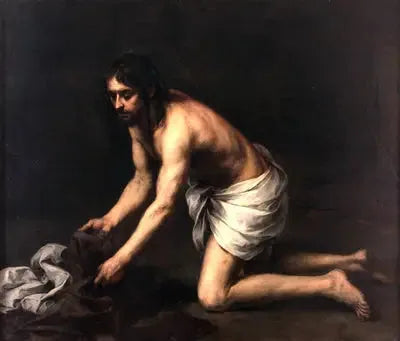 Le Christ après la flagellation - Bartolomé Esteban Murillo image 1 tableau peint à l’huile sur toile