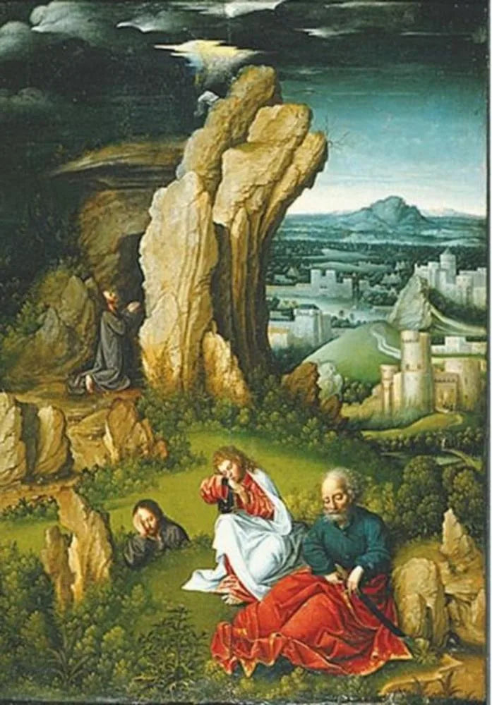 Le Christ au jardin de Gethsémani - Joachim Patinier image 1 reproduction réalisée par Alpha Reproduction