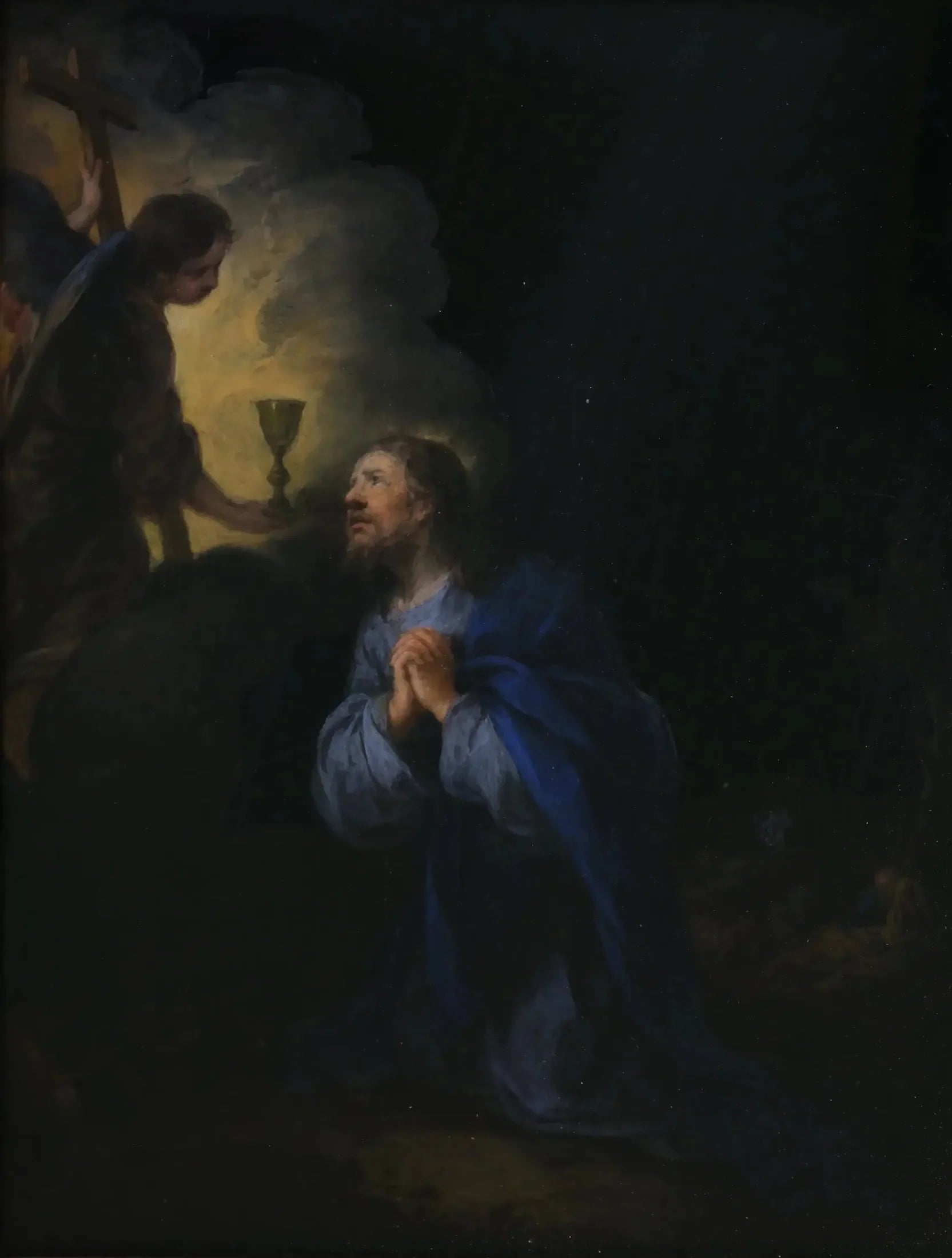 Le Christ au jardin des Oliviers - Bartolomé Esteban Murillo image 1 tableau peint à l’huile sur toile