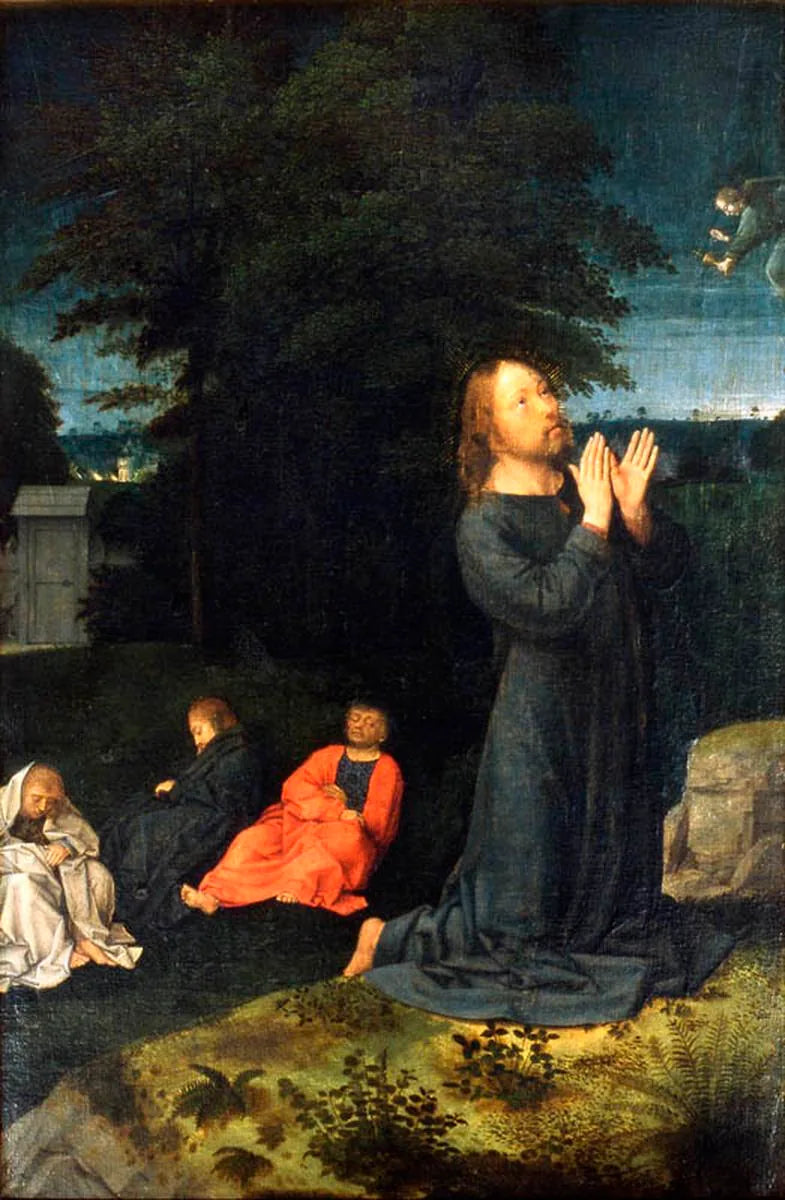 Le Christ au Jardin des Oliviers - Gérard David image 1 reproduction de peinture à l’huile