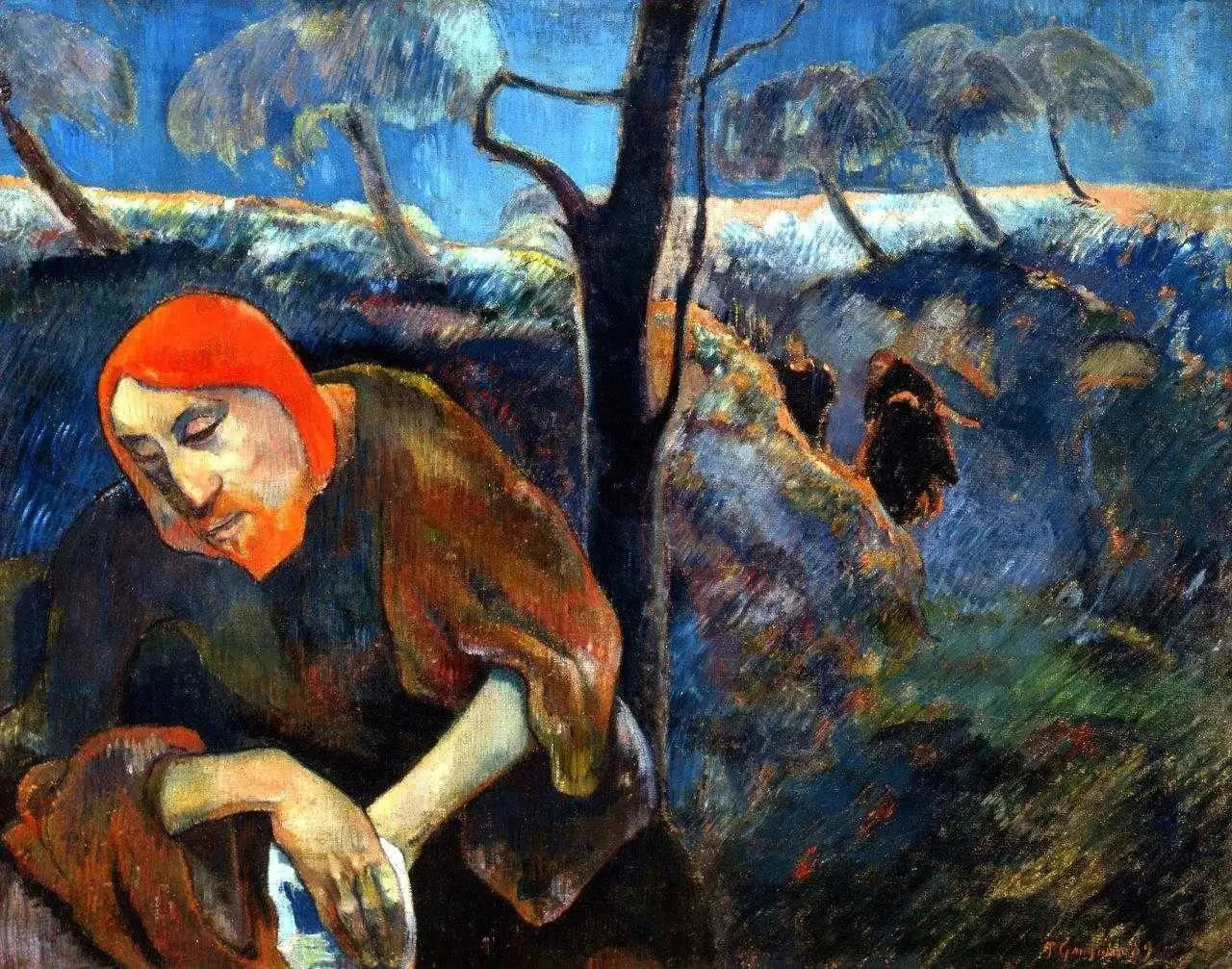 Le Christ au Jardin des Oliviers - Paul Gauguin image 1 copie peinte à la main à l’huile