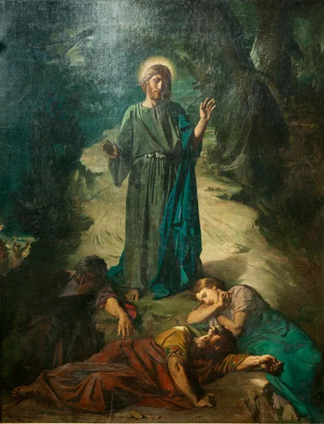 le Christ au Jardin des Oliviers - Théodore Chassériau image 1 reproduction artisanale de tableau