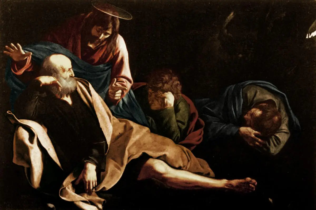 Le Christ au mont des Oliviers - Le Caravage image 1 tableau peint à l’huile sur toile