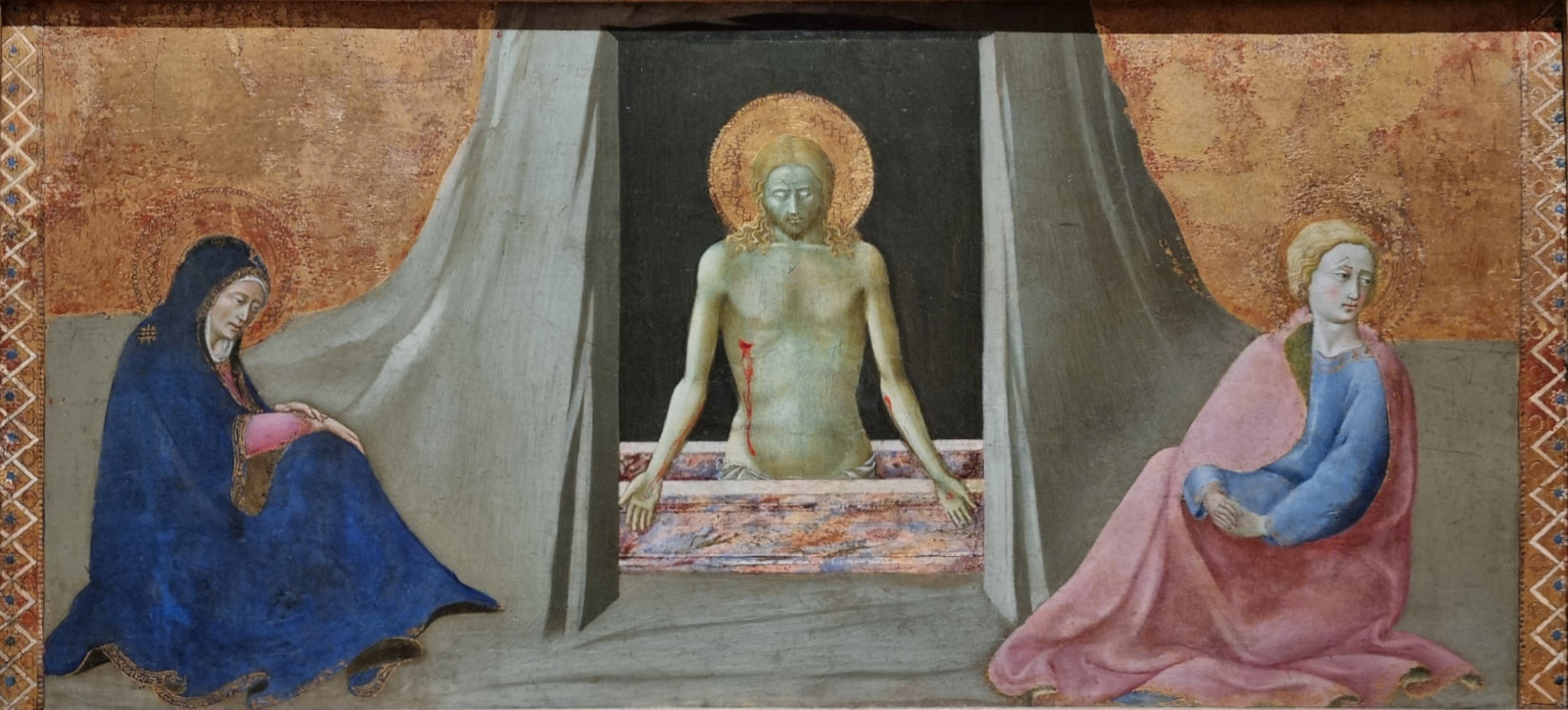 Le Christ au tombeau - Master of the Osservanza image 1 reproduction de peinture à l’huile
