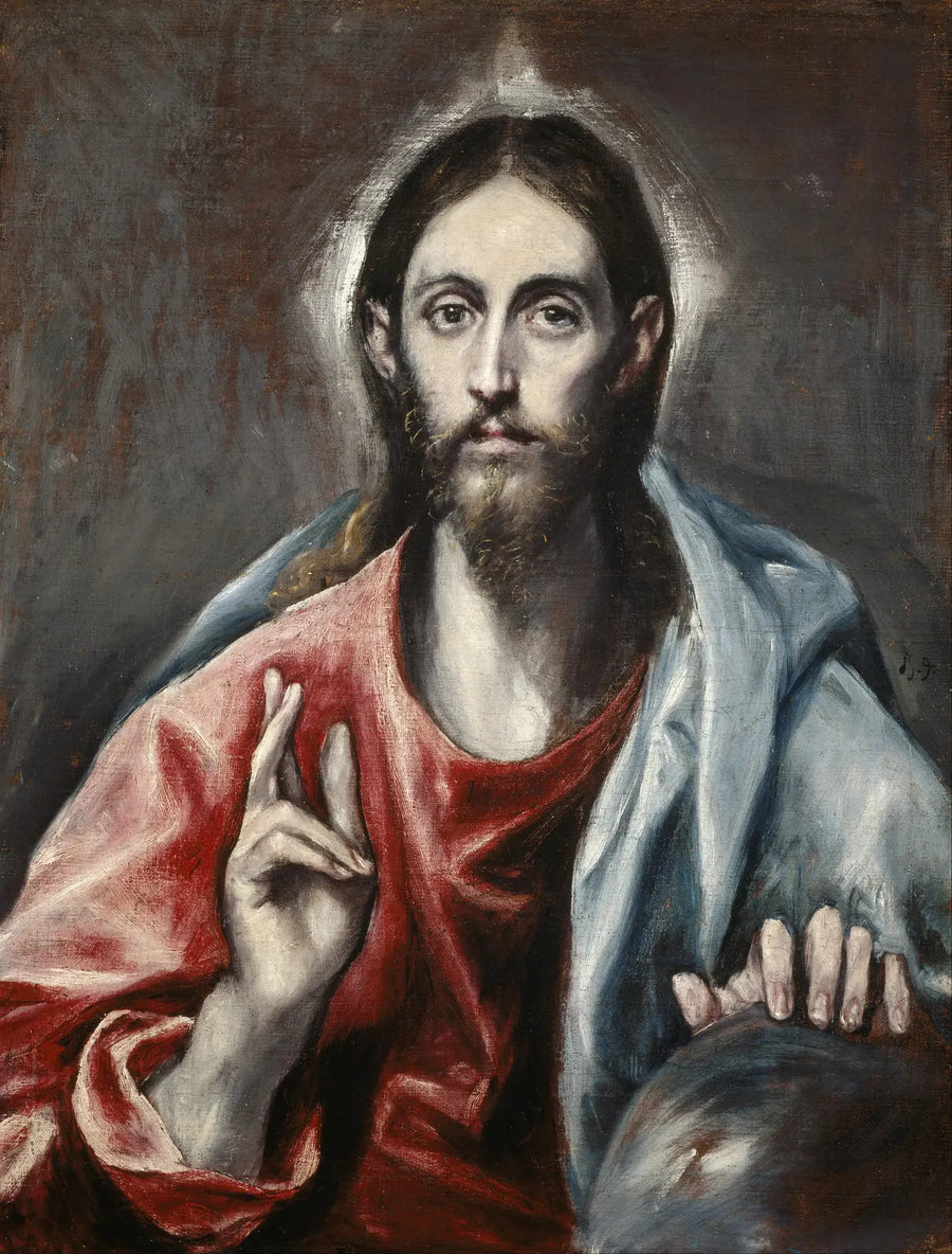 Le Christ bénissant, le Sauveur du monde - El Greco