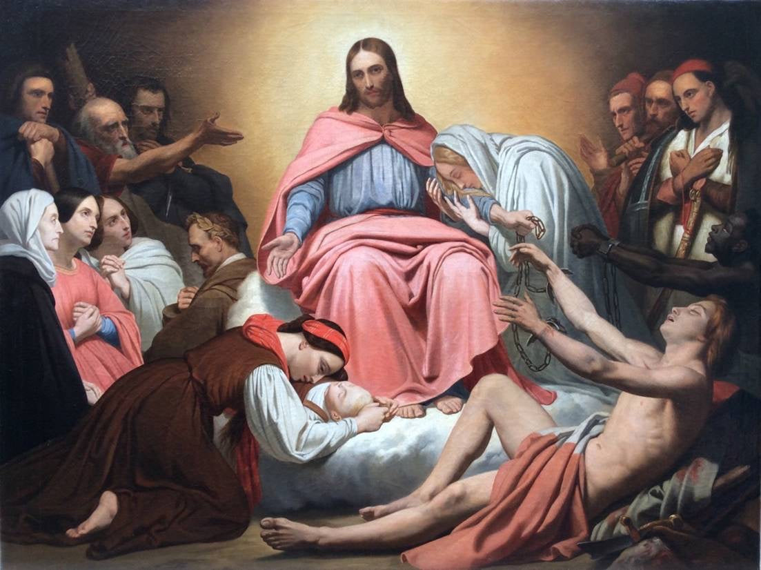 Le Christ consolateur - Ary Scheffer image 1 copie peinte à la main à l’huile