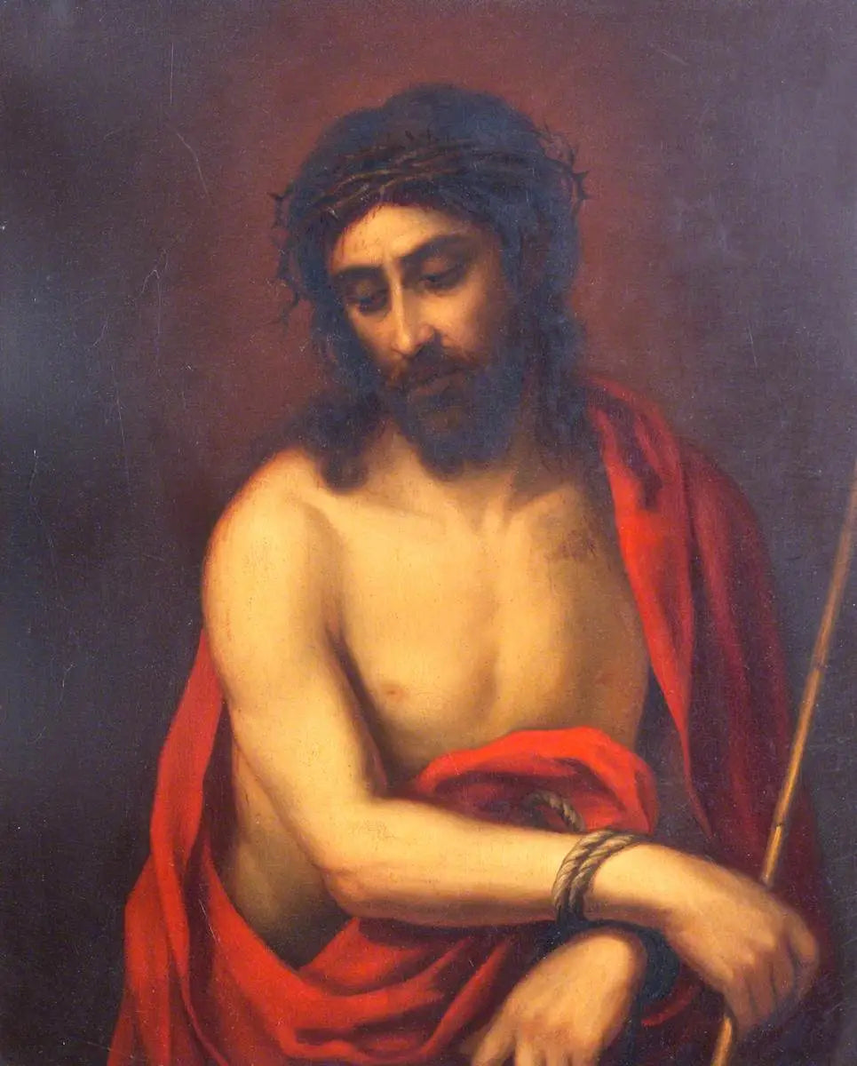 Le Christ couronné d'épines - Bartolomé Esteban Murillo image 1 reproduction de peinture à l’huile