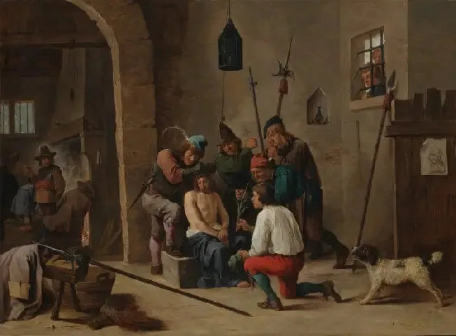 Le Christ couronné d'épines - David Teniers le Jeune image 1 reproduction d’œuvre d’art à l’huile
