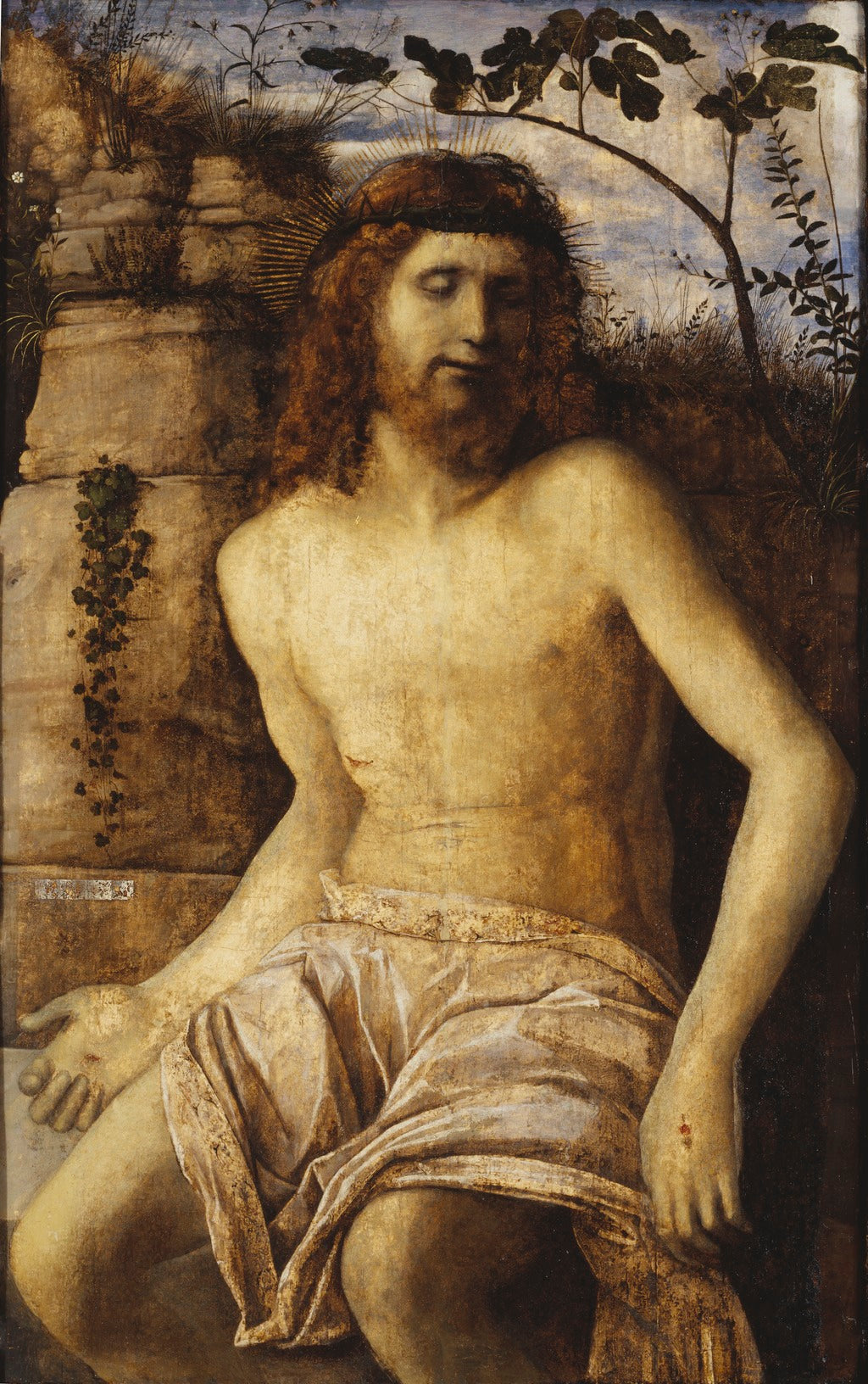 Le Christ couronné d'épines - Giovanni Bellini image 1 copie de tableau peinte à la main